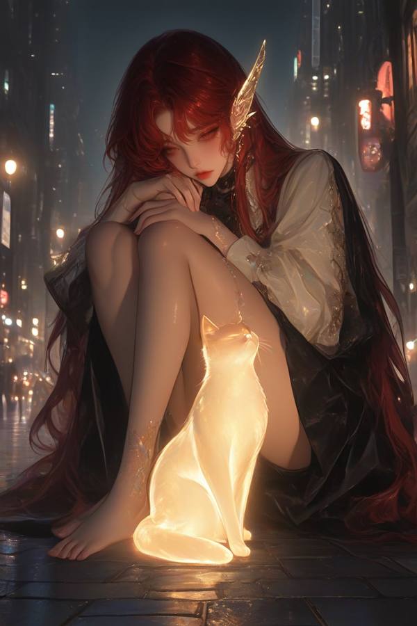 AI-generated image analyzed by PromptLens