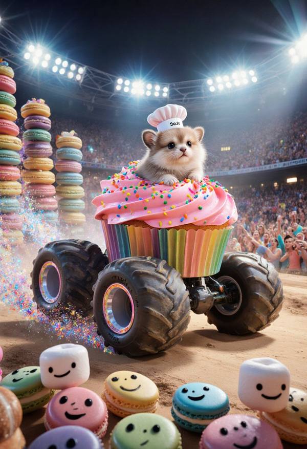 AI-generated image analyzed by PromptLens