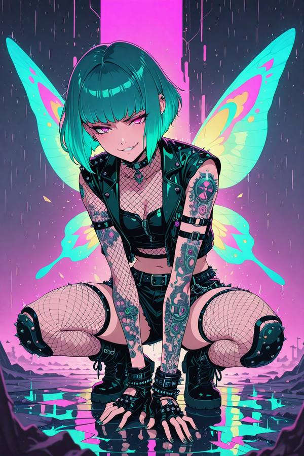 AI-generated image analyzed by PromptLens