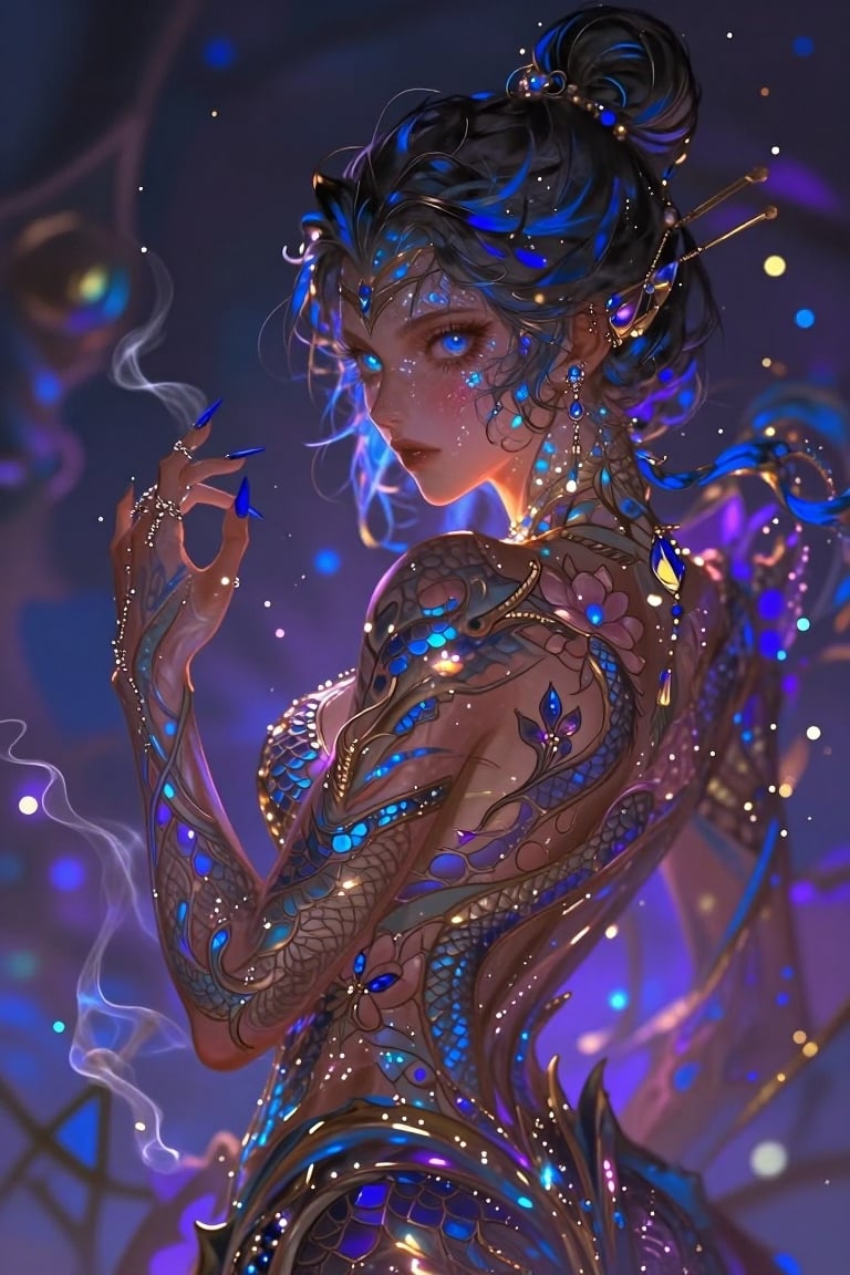 AI-generated image analyzed by PromptLens