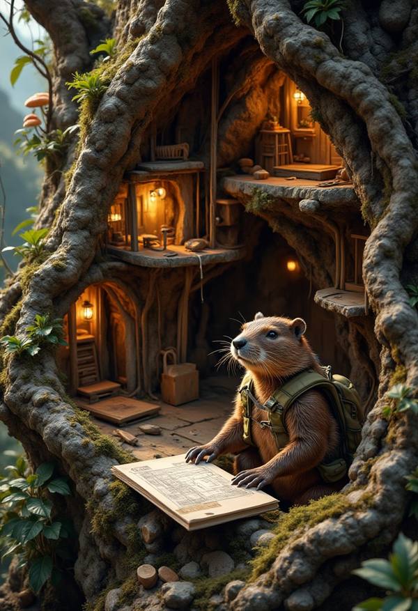 AI-generated image analyzed by PromptLens