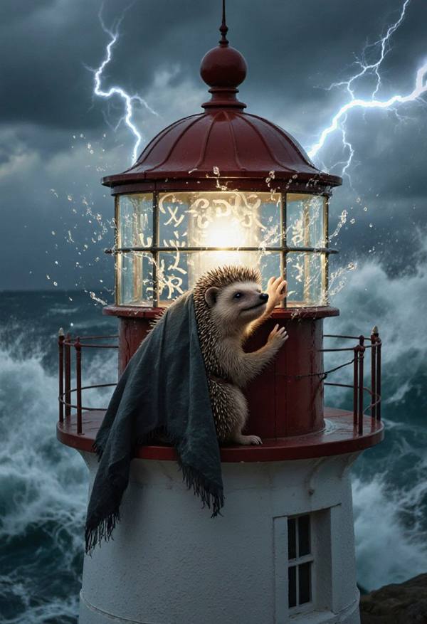 AI-generated image analyzed by PromptLens