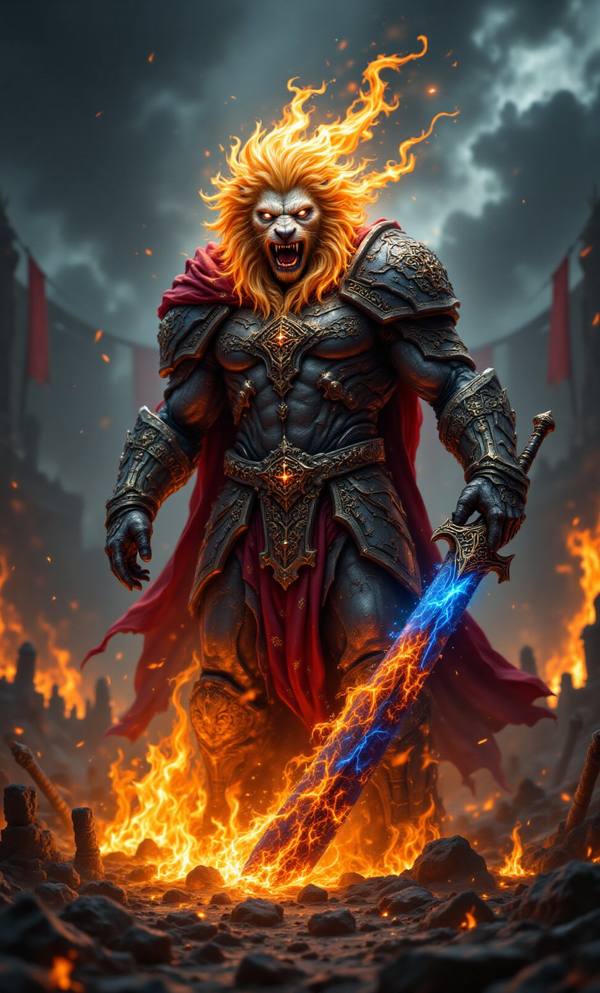 AI-generated image analyzed by PromptLens