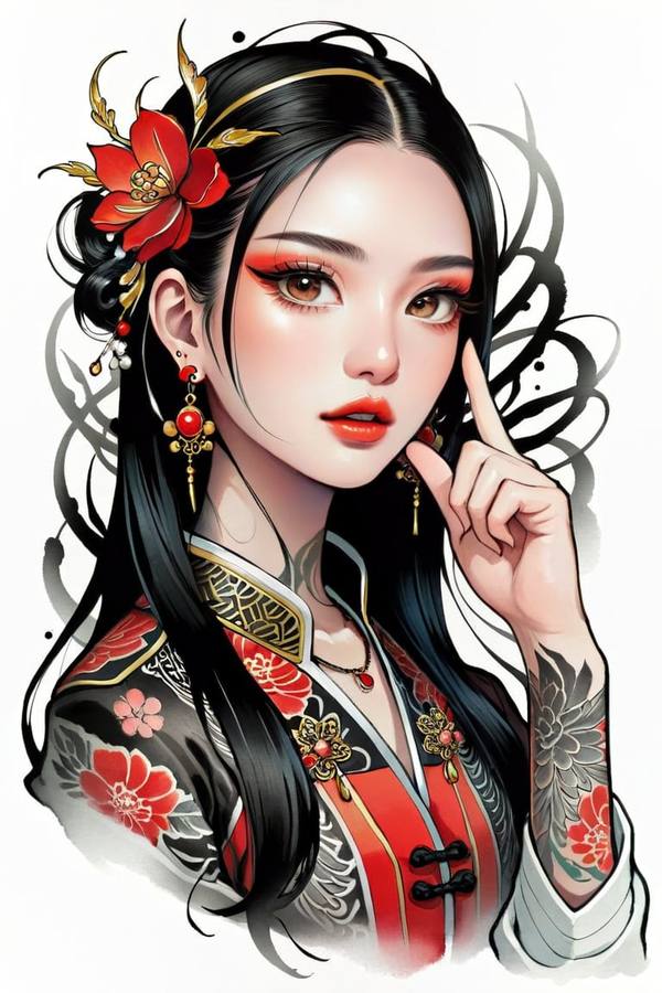 AI-generated image analyzed by PromptLens