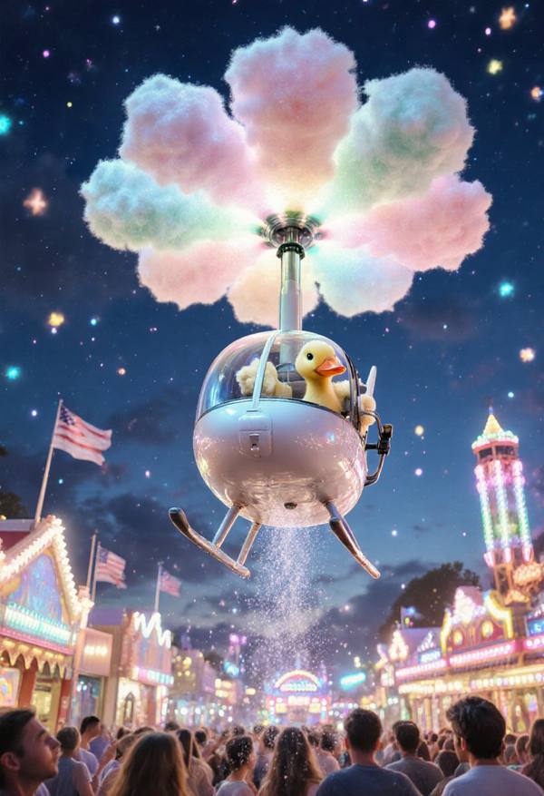 AI-generated image analyzed by PromptLens