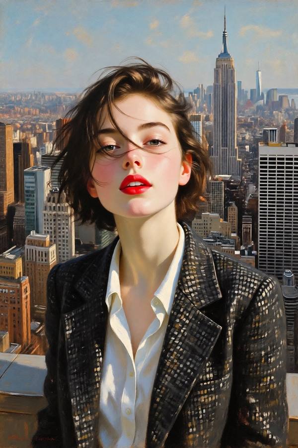 AI-generated image analyzed by PromptLens