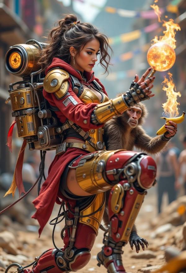 AI-generated image analyzed by PromptLens