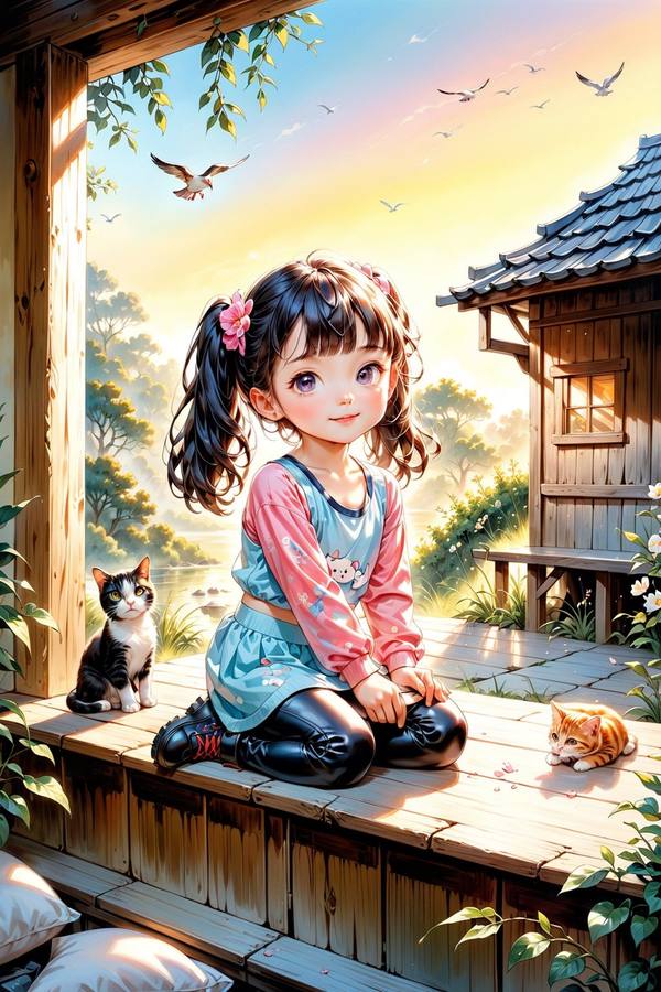 AI-generated image analyzed by PromptLens