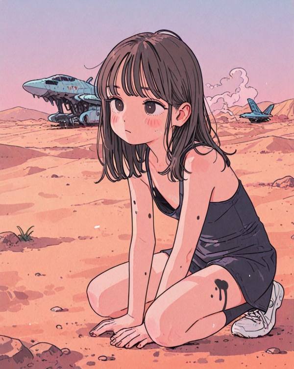 AI-generated image analyzed by PromptLens