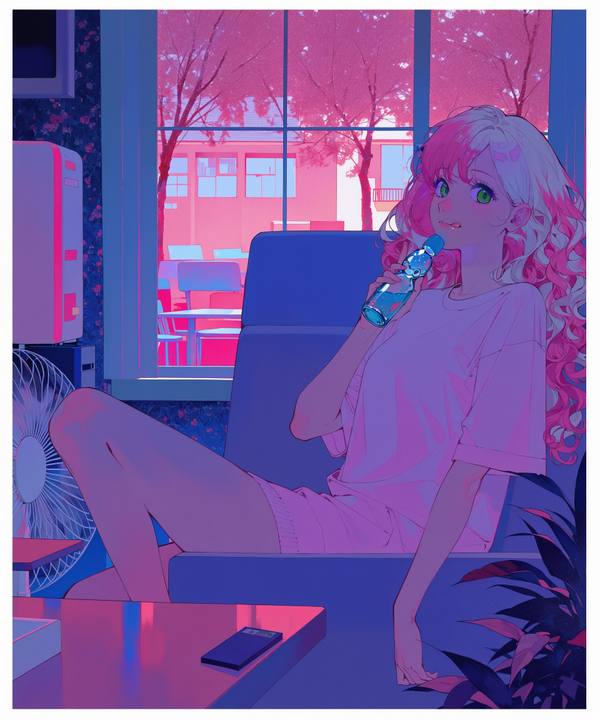 AI-generated image analyzed by PromptLens