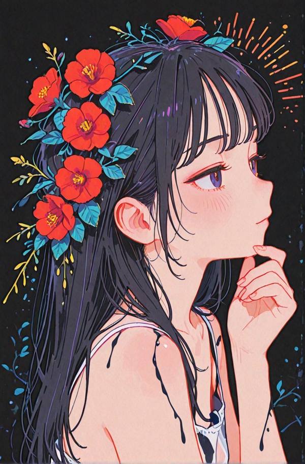 AI-generated image analyzed by PromptLens