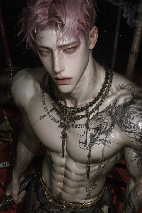 AI-generated image analyzed by PromptLens