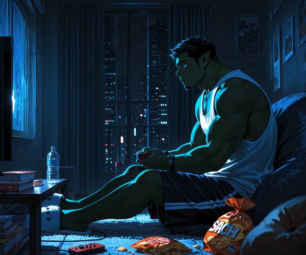 AI-generated image analyzed by PromptLens