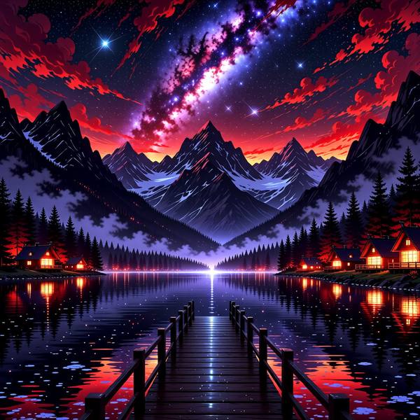 AI-generated image analyzed by PromptLens