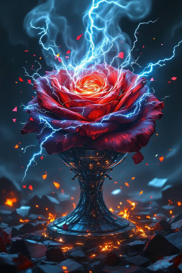 AI-generated image analyzed by PromptLens