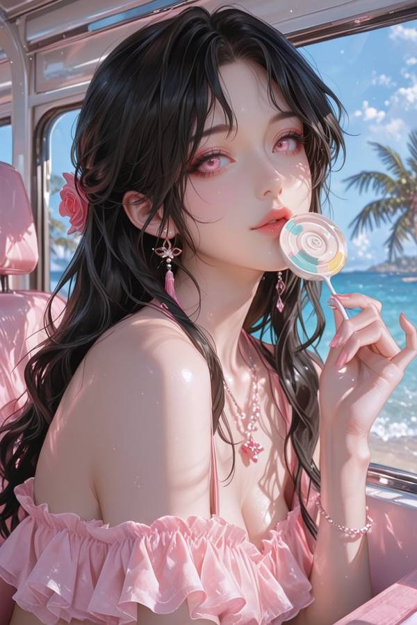 AI-generated image analyzed by PromptLens