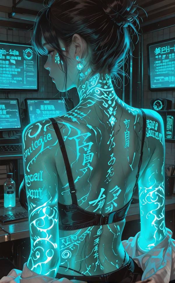 AI-generated image analyzed by PromptLens