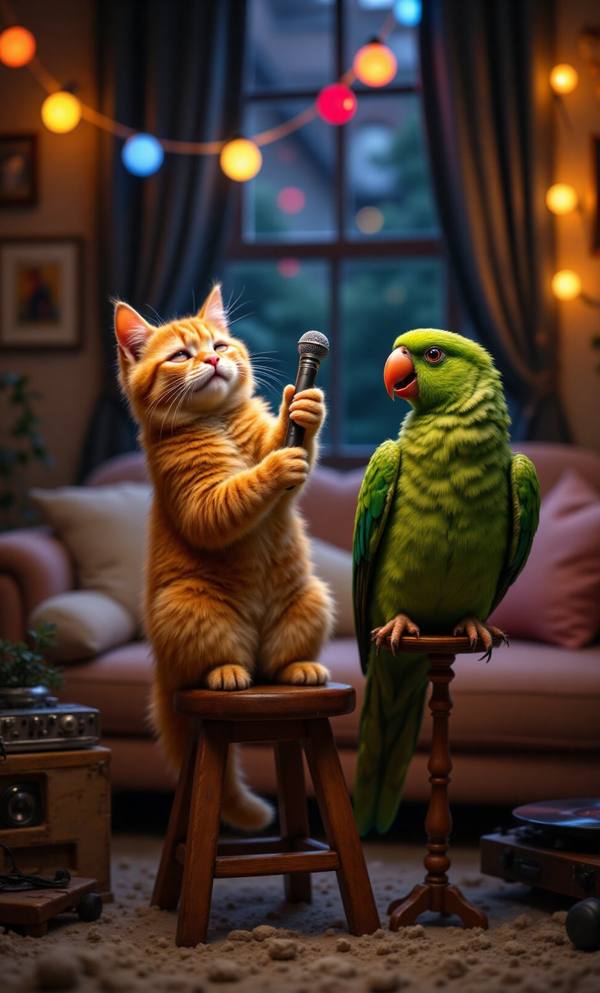 AI-generated image analyzed by PromptLens