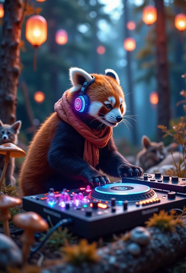 AI-generated image analyzed by PromptLens