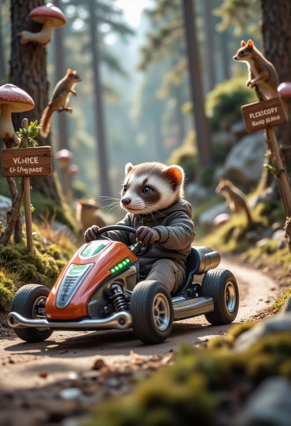 AI-generated image analyzed by PromptLens