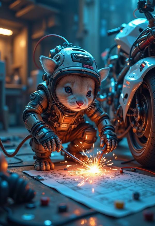 AI-generated image analyzed by PromptLens