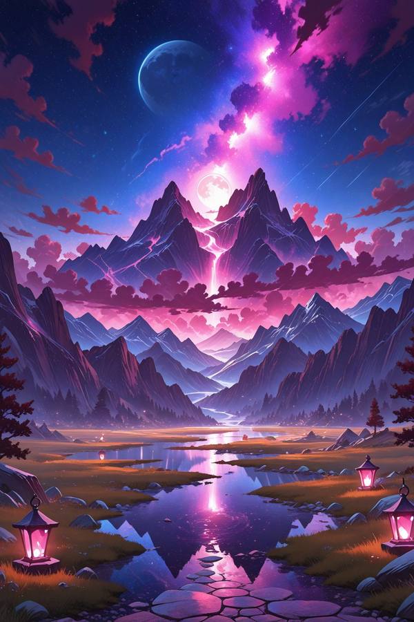 AI-generated image analyzed by PromptLens