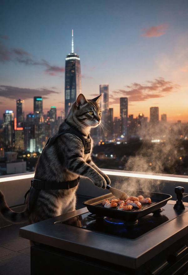 AI-generated image analyzed by PromptLens