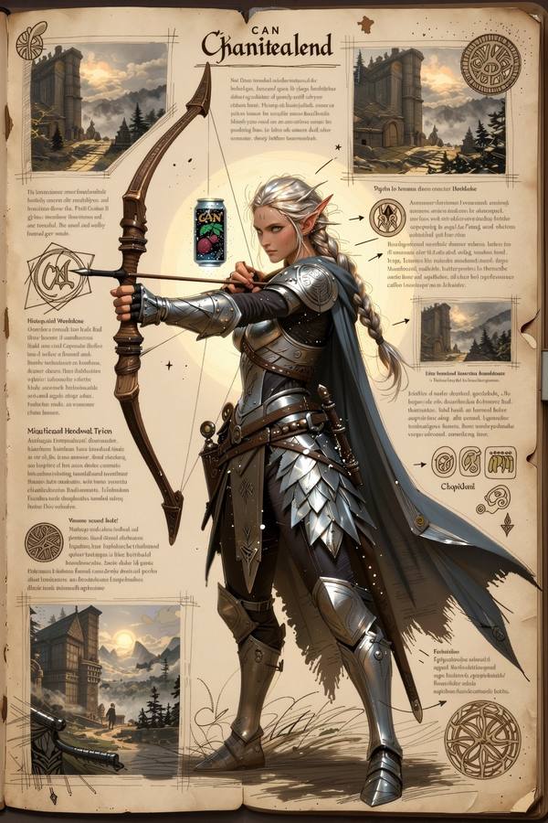 AI-generated image analyzed by PromptLens