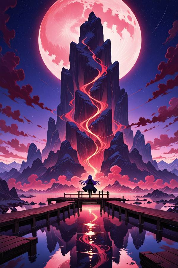 AI-generated image analyzed by PromptLens