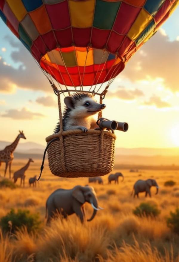 AI-generated image analyzed by PromptLens