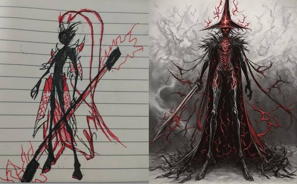 AI-generated image analyzed by PromptLens