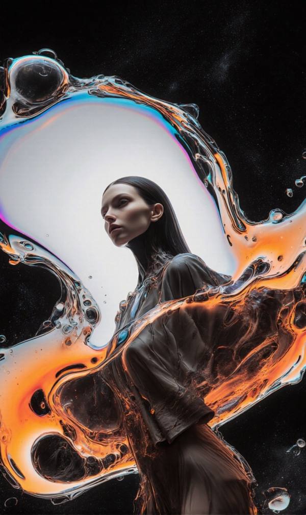 AI-generated image analyzed by PromptLens