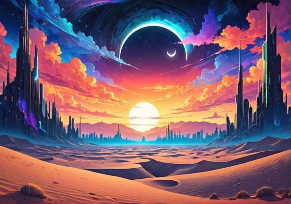 AI-generated image analyzed by PromptLens