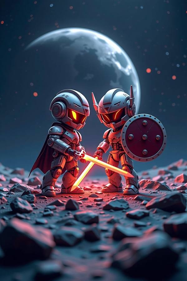 AI-generated image analyzed by PromptLens