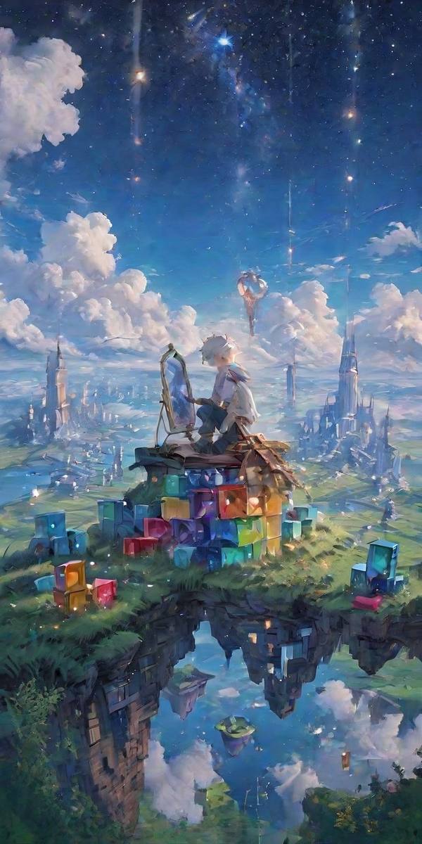 AI-generated image analyzed by PromptLens