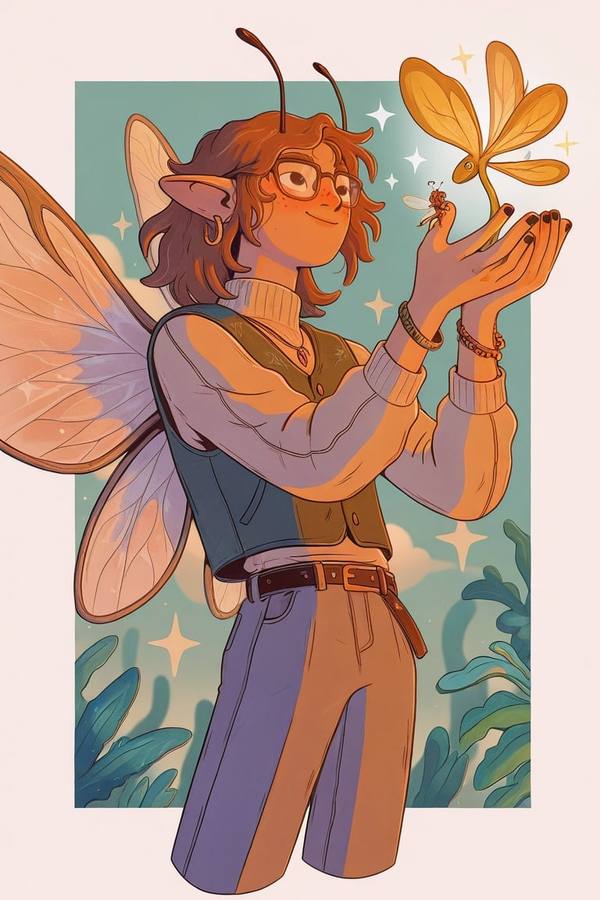 AI-generated image analyzed by PromptLens