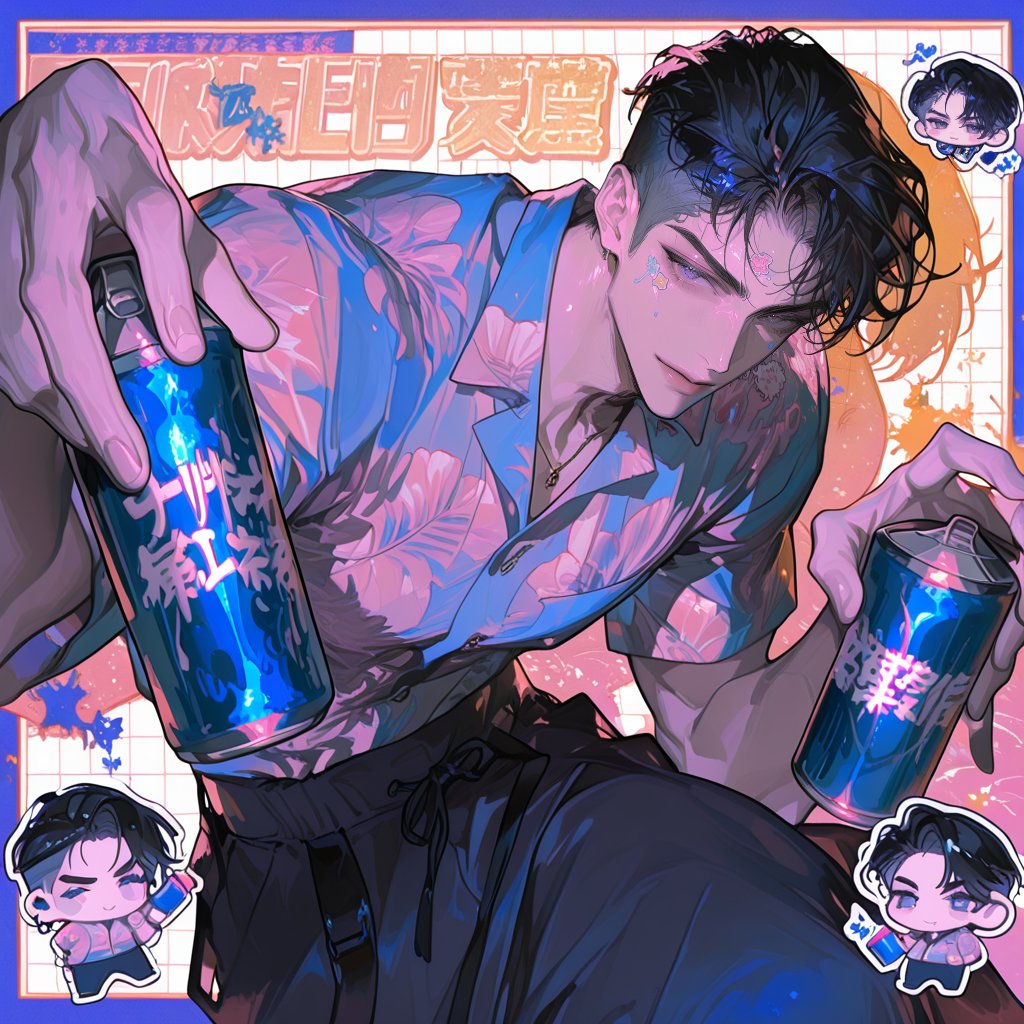 AI-generated image analyzed by PromptLens