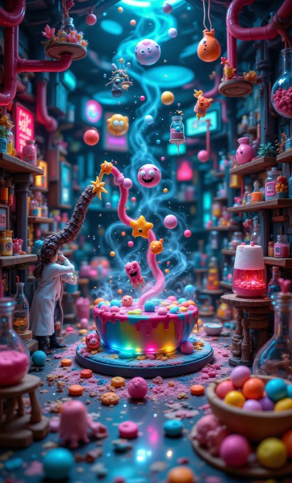 AI-generated image analyzed by PromptLens