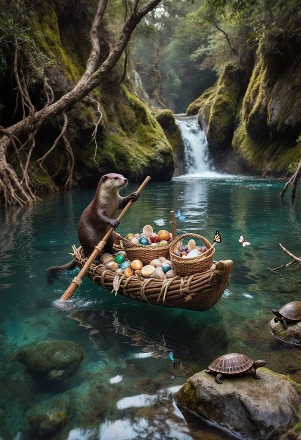 AI-generated image analyzed by PromptLens