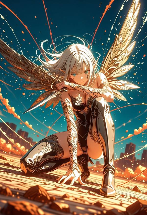 AI-generated image analyzed by PromptLens