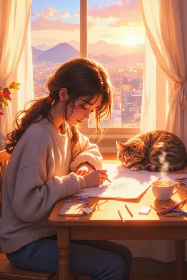 AI-generated image analyzed by PromptLens