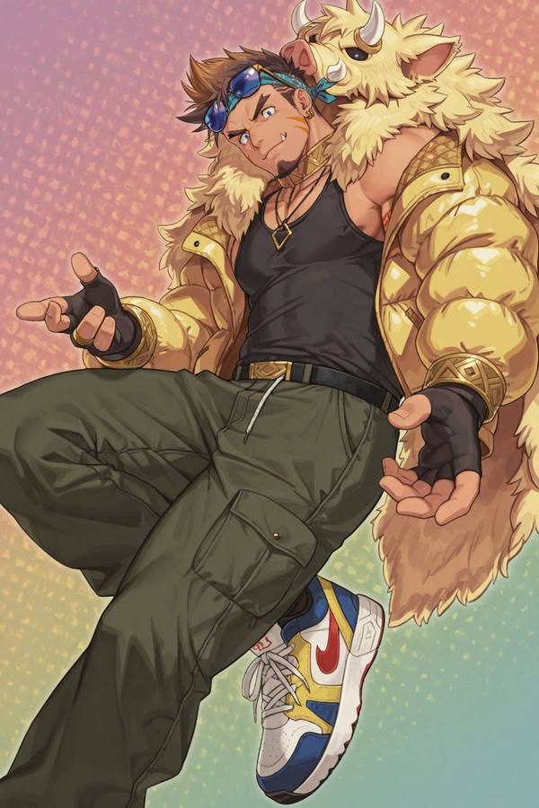 AI-generated image analyzed by PromptLens