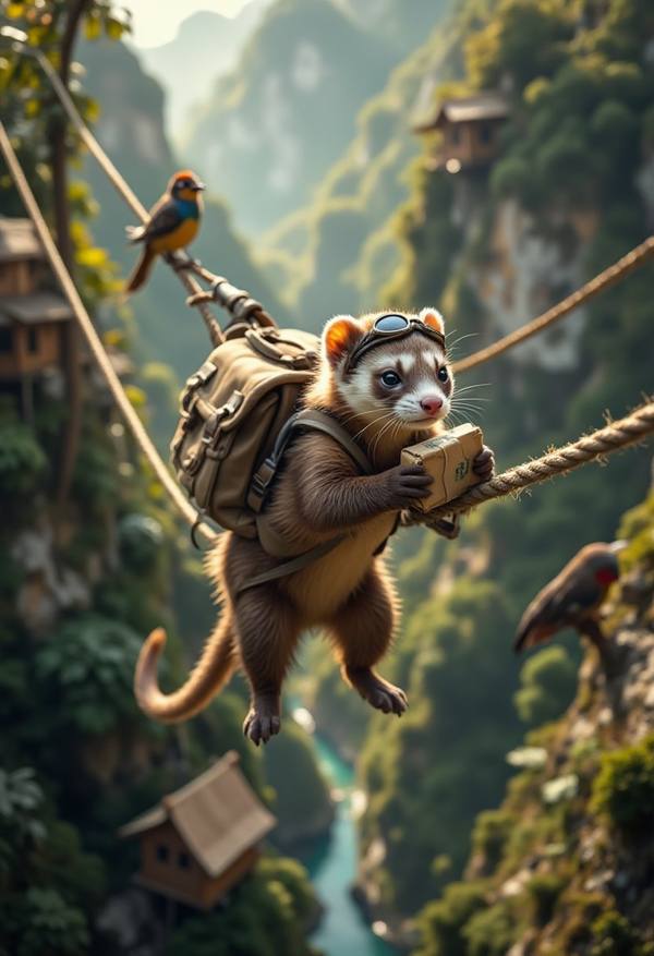 AI-generated image analyzed by PromptLens