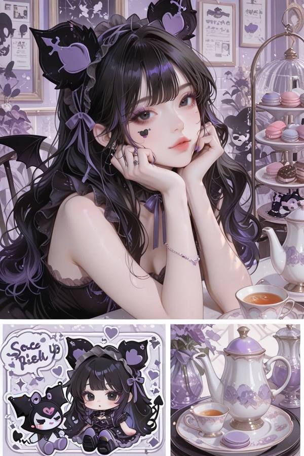 AI-generated image analyzed by PromptLens