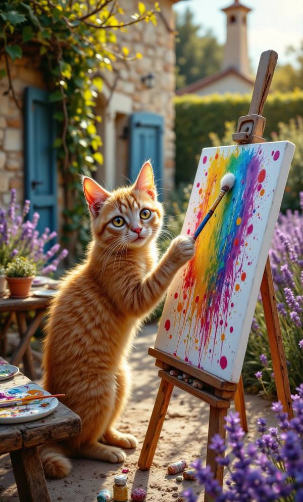 AI-generated image analyzed by PromptLens