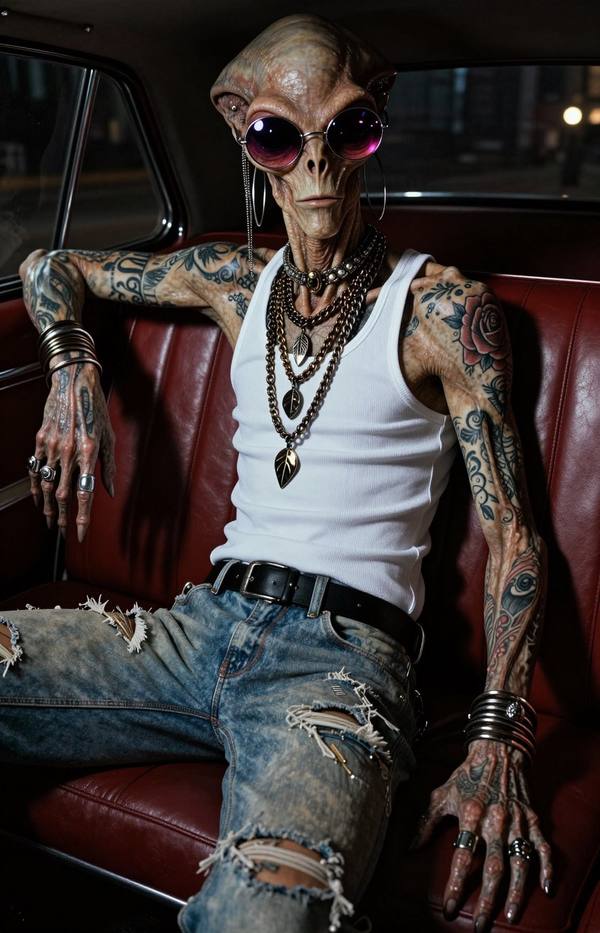 AI-generated image analyzed by PromptLens