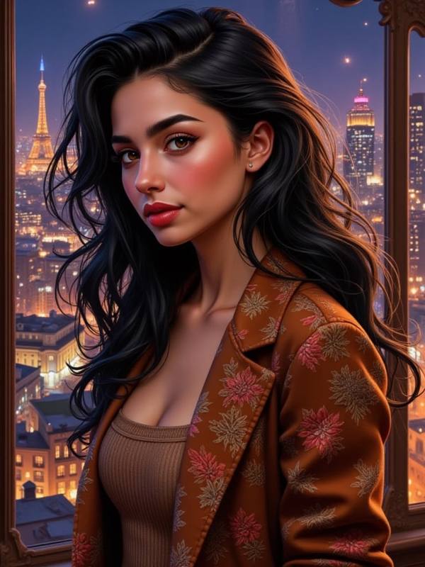 AI-generated image analyzed by PromptLens