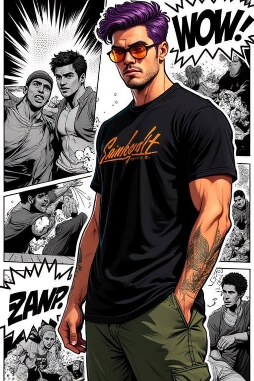 AI-generated image analyzed by PromptLens