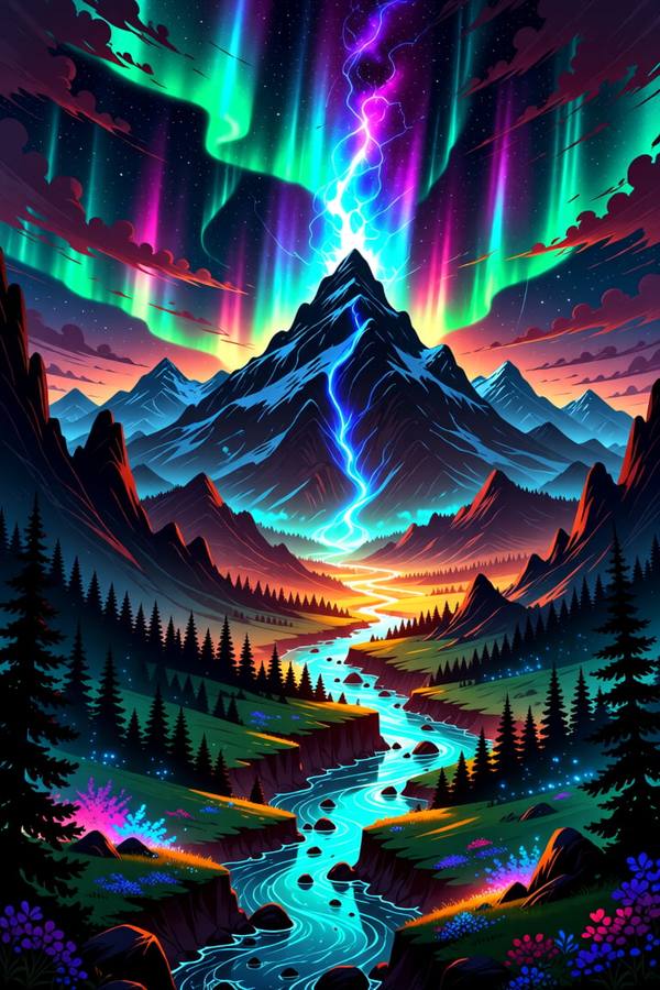 AI-generated image analyzed by PromptLens