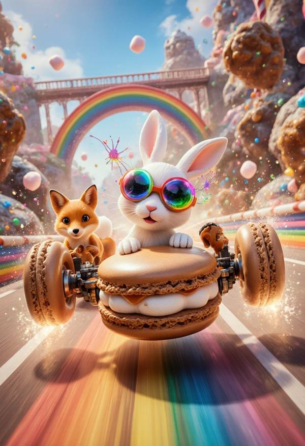 AI-generated image analyzed by PromptLens